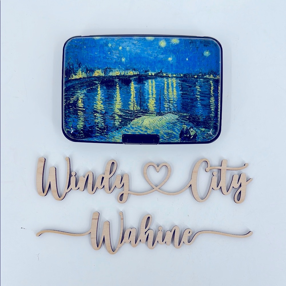 NWT Vincent van Gogh Starry Night Over the Rhone Credit Card Holder